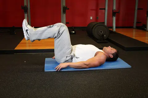Correct form for Reverse Crunch