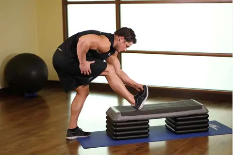 Correct form for Standing Calf Stretch