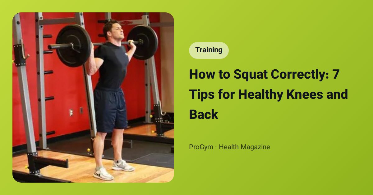 How to Squat Correctly: 7 Tips for Healthy Knees and Back